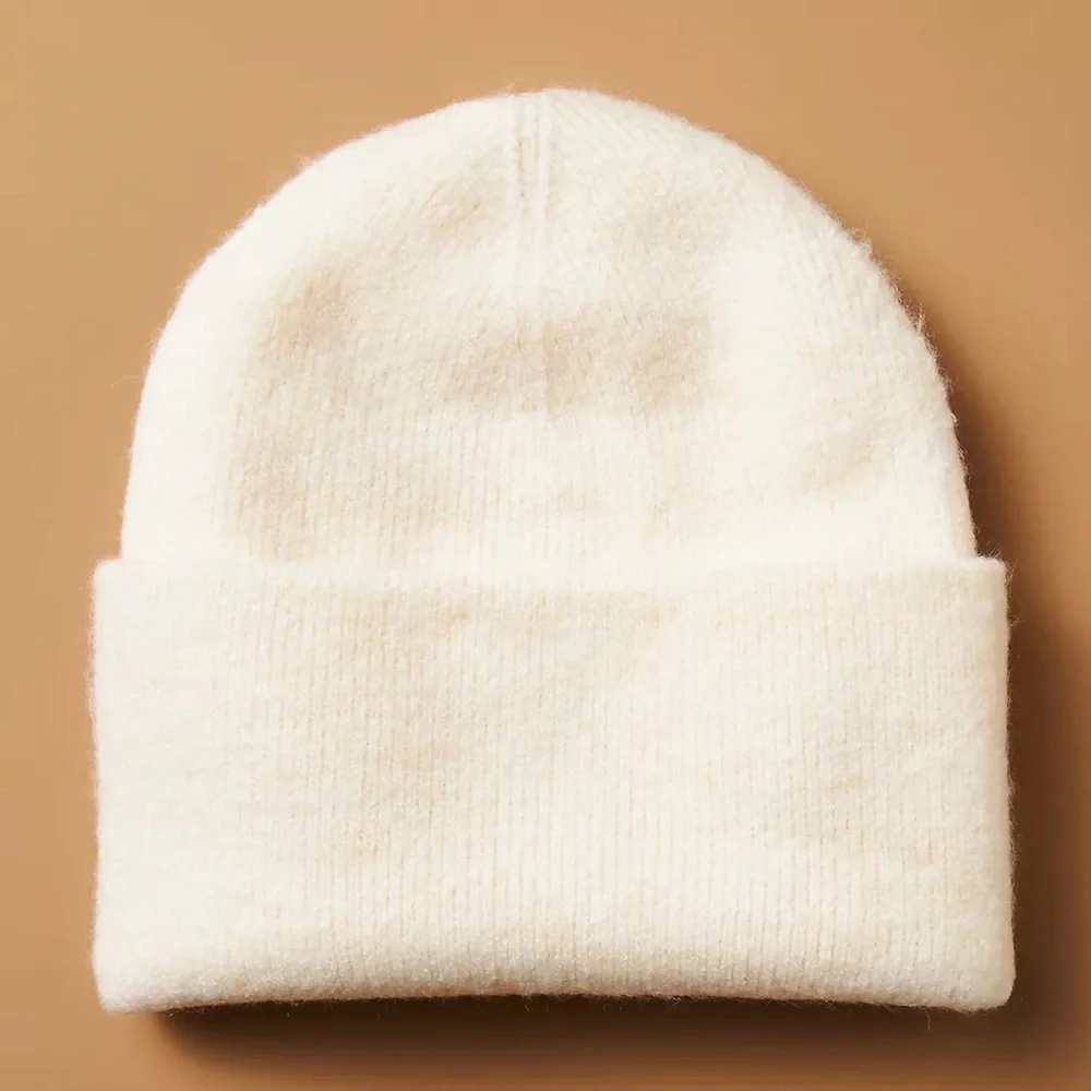 High-Crown Ribbed Beanie By Anthropologie
